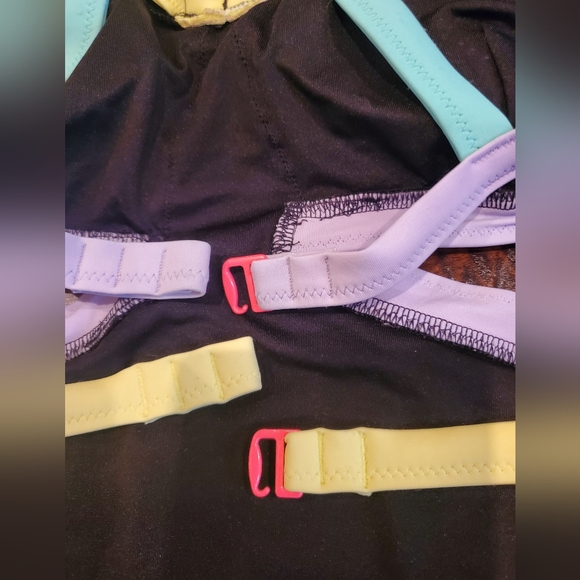 Victoria's Secret 2015 Neon Strappy Monokini Size Medium Swimsuit - Picture 8 of 13